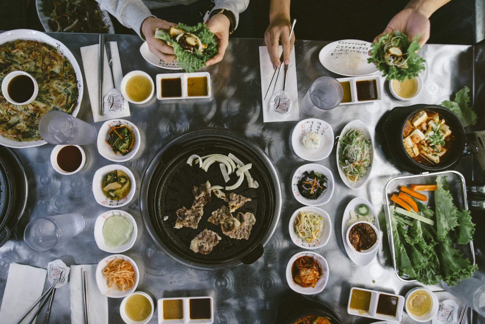 Kogiya Korean BBQ interior — live-fire grills and premium AYCE dining, Annandale VA